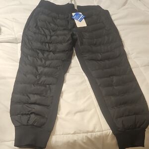 Fabletics Black Puffer Joggers